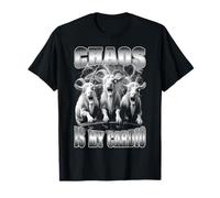 Bootleg Chaos est Mon Rap Vintage Cardio Funny Zombie Goats T-Shirt