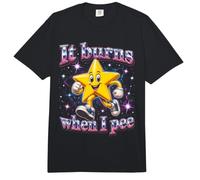 Bootleg It Burns When I Pee Cosmic Star Bootleg Comfort Colors Adult Heavyweight T-Shirt
