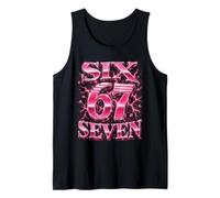 Bootleg J'avais 6 Ans Maintenant J'Ai 7 Six Sept Filles de 7e Anniversaire Débardeur