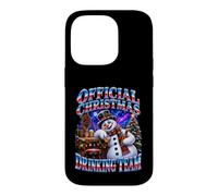 Bootleg Official Christmas Drinking Team Bonhomme de Neige de Noël Coque pour iPhone 14 Pro