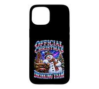 Bootleg Official Christmas Drinking Team Bonhomme de Neige de Noël Coque pour iPhone 15