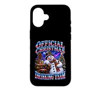 Bootleg Official Christmas Drinking Team Bonhomme de Neige de Noël Coque pour iPhone 16