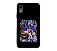 Bootleg Official Christmas Drinking Team Bonhomme de Neige de Noël Coque pour iPhone XR