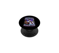 Bootleg Official Christmas Drinking Team Bonhomme de Neige de Noël PopSockets PopGrip Adhésif