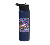 Bootleg Official Christmas Drinking Team Bonhomme de neige de Noël Stainless Steel Insulated Water Bottle