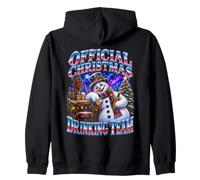 Bootleg Official Christmas Drinking Team Bonhomme de Neige de Noël Sweat à Capuche