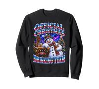 Bootleg Official Christmas Drinking Team Bonhomme de Neige de Noël Sweatshirt