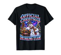 Bootleg Official Christmas Drinking Team Bonhomme de Neige de Noël T-Shirt