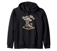 Boots and Bling It's a Cowgirl Thing Wester Femme Cowgirl Sweat à Capuche