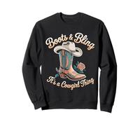 Boots and Bling It's a Cowgirl Thing Wester Femme Cowgirl Sweatshirt