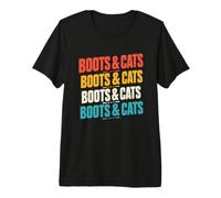 Boots and Cats Beatbox Rythme Musique Humour T-Shirt Haut de Gamme