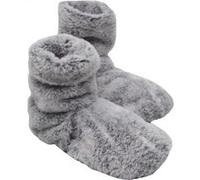Boots, bottes, chaussons chauffants micro ondes déhoussables - Gris - Vivezen Gris