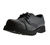 Boots & Braces - 3-Loch Vegetarian (Vegi) Schuhe Schwarz, Noir - Noir, 44