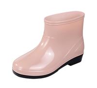 Boots Caoutchouc Confort Quatre Saisons - Bottes De Pluie Courtes Robuste Boots Femmes Épaisse Plein Air Elastique Chaussure Décontracté Léger Chaussure Imperméable Antidérapant