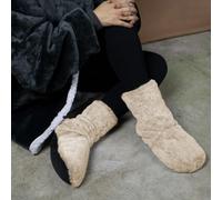 Vivezen Chaussons chauffants micro-ondes déhoussables – Taille 36–43 – Plusieurs coloris
