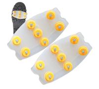 Boots Cleats Ice Cleats - Spikes For Shoes | 7-Tooth Universal Anti Slip Crampons | Bottes Snow Grips For Men Women Hiking Walking Winter Outdoor Escalade Fishing Sports Garden Park Backyard Running