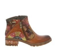 Boots cuir talon décroché bas 37
