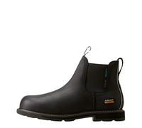 Ariat Bottes de travail Groundbreaker Chelsea – Embout acier H20 imperméable – Noir EU 42