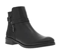 Boots DORKING - Noir - Cuir - Talon décroché bas - Fermeture zippée 37