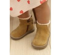 Boots élastiqués cuir bébé camel 21