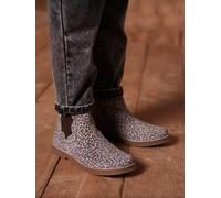 VERTBAUDET Boots cuir fille zippées et élastiquées lot beige 33