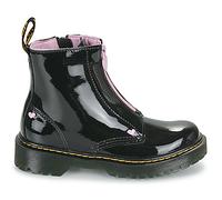 Boots enfant filles Dr. Martens Bex Heart Zip Boot J Black Patent Lamper Noir 35