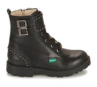 Kickers Groorock, Bottillons Fille, Noir, 33