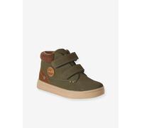 Boots enfant garçon à scratchs kaki 25