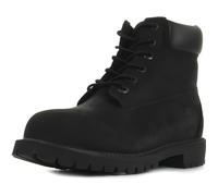 Boots enfant Timberland 6in Prem Black Nubuck - Cuir - Lacets - Noir 32