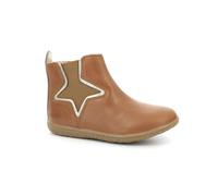 Kickers Bottines Vermillon Camel Or Enfant Taille 25