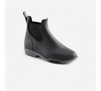 Boots équitation Enfant - 100 noir et gris