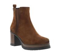 Boots FEMME Dorking brunes et à zip 37