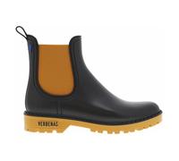 Boots Femme - Verbenas - Élastique - Blanc, Ocre et Noir - Tige Moyenne 39