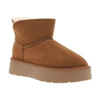Boots Femme - XTI - Refresh - Caramel - Daim-Nubuck - Talon Plat 40