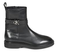 Boots femmes Calvin Klein Jeans ANKLE BOOT W/ METAL LOGO Noir 36
