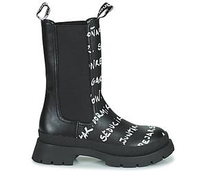Boots femmes Desigual SHOES CHELSEA HIGH LETTERING Noir 38