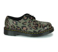 Boots femmes Dr. Martens 1461 SMOOTH DISTORTED LEOPARD Kaki 37