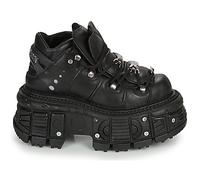 Bottines New Rock M-TANK106-C2 Unissexe - Cuir Noir - 38 EU