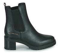 Boots femmes Tommy Hilfiger ESSENTIAL MIDHEEL LEATHER BOOTIE Noir 40