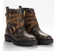 Boots Guess Femme Ornina Marron cuir 35