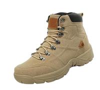 Boots Homme Cuir Chaussures Randonnée Homme Boots Homme Cheville Confort Botte de Neige Légère et Mode Imperméable Antidérapant Chaussure Velo Route Homme Chaussure de Sécurité Homme Boots Moto Homme