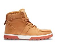 Boots Homme DC SHOES Woodland - Cuir - Taille 40 - Beige - Lacets - Doublure en sherpa 42