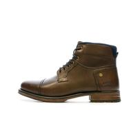 Boots Homme - KAPORAL - Guilde - Marron - Cuir - Lacets - Zip latérale 41