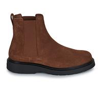 Calvin Klein Bottines Chelsea Homme Combat en Daim, Marron (Sorrel Horse/Black), 42