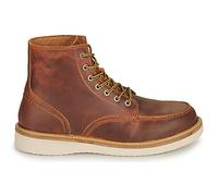 Boots hommes Selected SLHTEO NEW LEATHER MOC-TOE BOOT Marron 41