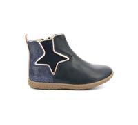 Boots - KICKERS - Vermillon - Cuir - Marine métallisé - Confort optimal 36