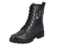 Boots lacets Remonte - Noir - Femme - Talon compensé - Cuir 40