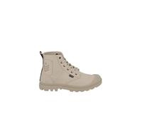 Boots lacets semelle crantée empiècement armée PAMPA HI ARMY Sable - Palladium - Adulte - Haute - Textile 41