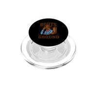 Boots on The Ground Cowboy Boots Cowgirl Afro-américaine PopSockets PopGrip pour MagSafe