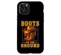 Boots on The Ground Cowboy Boots Western Country Style Coque pour iPhone 11 Pro